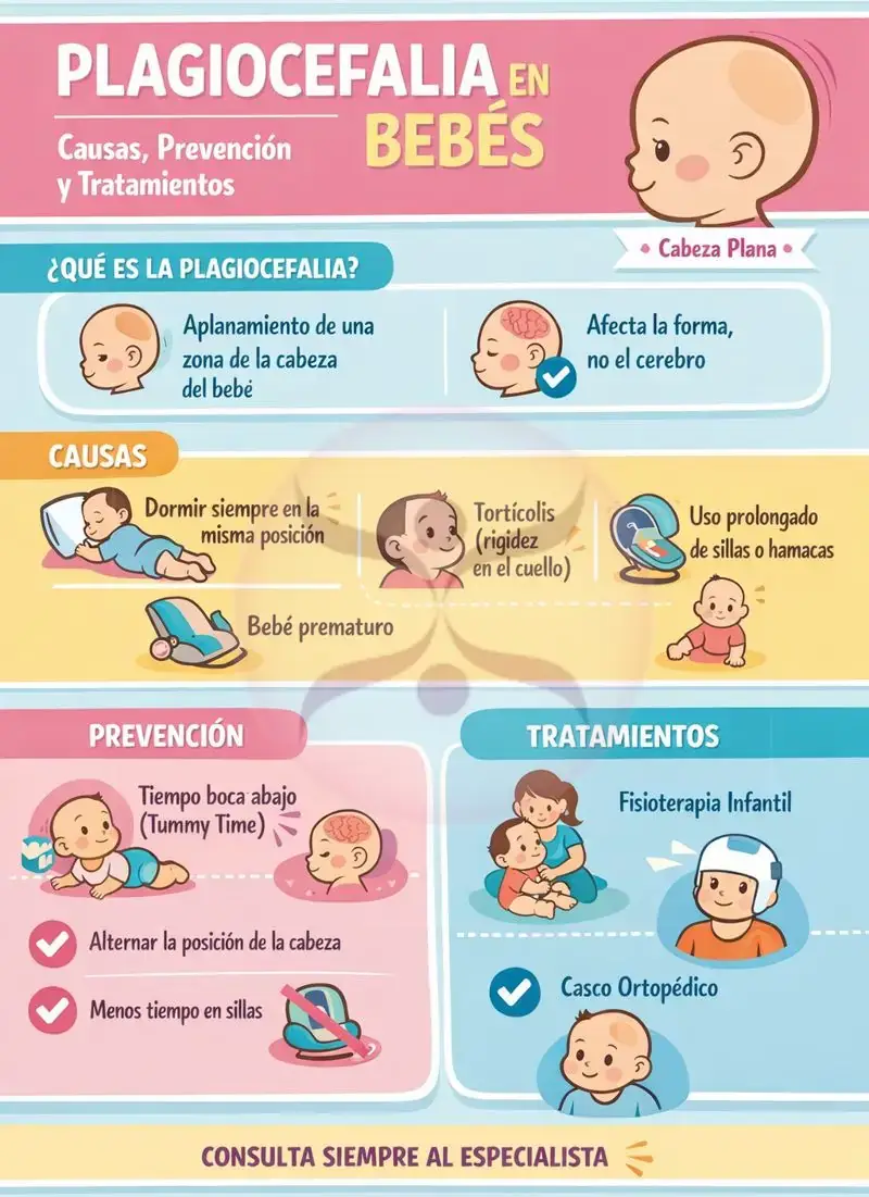 plagiocefalia en bebes
